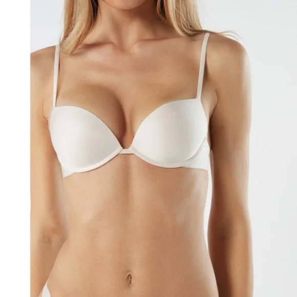 4/$20 32A intimissimi Cream T-shirt Bra Italian Small - Picture 1 of 5